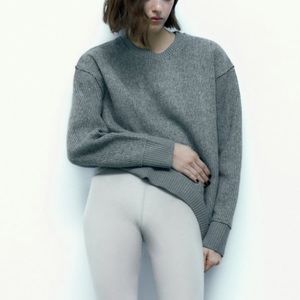 Zara ribbed sweater